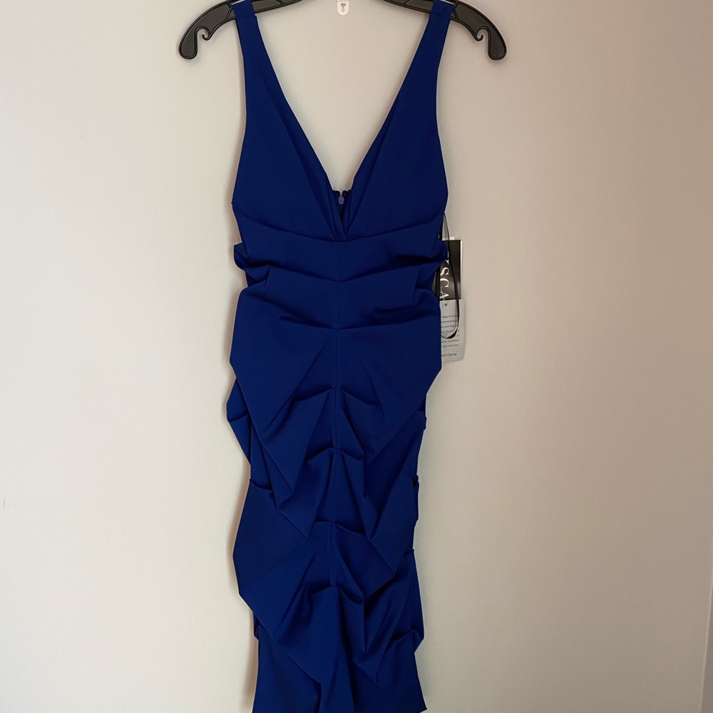 Blue cocktail dress size 6